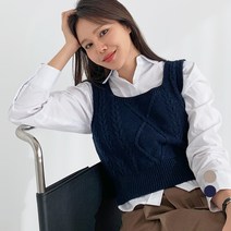 바블링브룩 여성용 피셔 뷔스티에 니트 조끼