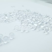 슬라임 공예 무구멍 구슬비즈 6mm, 투명, 500g