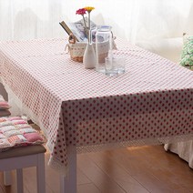 미니 스트로베리 테이블 커버, 혼합색상, S(100 x 140 cm)