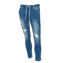 엣지애 남성용 밴딩 스크래치 포인트 바지 MCPJU8049S1