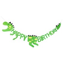 우리 아이 필수 아이템 친구 생일 축하 2단 생일 해피버스데이 파티 쥬라기 공룡 가랜드 R, 2단공룡가랜드