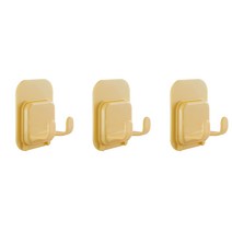 베이직 면도기걸이, 옐로우, 3개