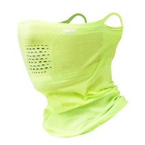 나인에프엑스 썸머 퍼포먼스 자전거 마스크 넥게이터, 네온 옐로우