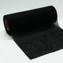 접착 심지롤 21.5 x 1800 cm, 검정색, 1개