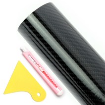 삼에스 ACEPEED 카본스티커 200 x 30 cm 칼 + 헤라(랜덤 발송), 6D카본 하이그로시, 1세트