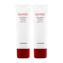 참존 디에이지 레드 애디션 프리미엄 선크림 SPF50+ PA++++, 50ml, 2개