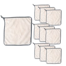 바디보 주방 고리 핸드 타올 20g, 화이트, 10개