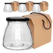 미르코리아 유리병 바이브자 800ml + 선물상자 세트, 4세트