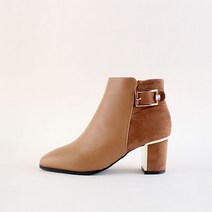 씨엔토 레블 퍼 앵클부츠 6cm 3ST38