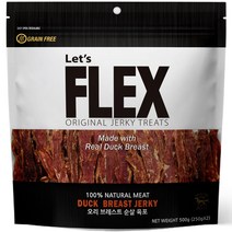 플렉스 그레인프리 반려견 육포 500g, 1개, 오리브레스트