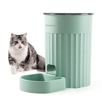 이고웰 고양이 강아지 자동급식기 1350g, 민트, 3L