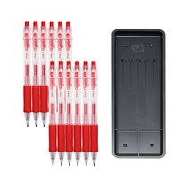 동아 Q노크 0.4mm 빨강 (스탠다드) 12p +매 표펜접시 c형, 1개