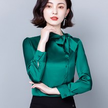 안다로미 사이드리본 블라우스