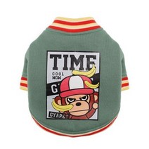 새코밍 반려견 GYAPET 야구점퍼, 그린