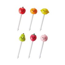 이홈베이킹 과일픽 6종 세트, 1세트, 6개입