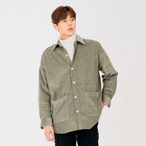빅사이즈클럽 CRAMP 머드 루즈 골덴 셔츠 자켓