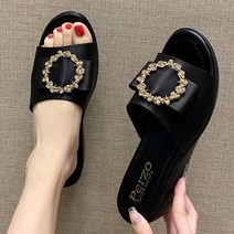 뮤베아 여성용 웨지힐 뮬 슬리퍼 WS410