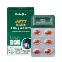 데일리원 관절쌩쌩 리프리놀 초록입홍합추출오일, 1개, 30정