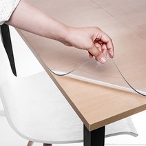 쾌청 유리대용 PVC 매트 모서리라운딩 2mm, 투명