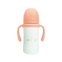 유비맘 시그니처 보온보냉 스테인리스 유아 빨대컵 220ml, 딸기, 1개
