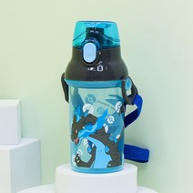 릴팡 포켓몬스터 메가자리몽X 앵커원터치어깨끈 미니 물통, 360ml, 혼합색상