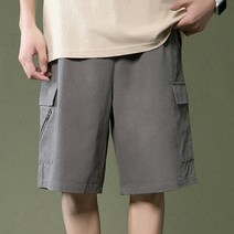 남성용 마켓A 사선지퍼 포켓 반바지