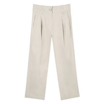 EnC 여성용 원턱 배기 팬츠 ENTA12473W