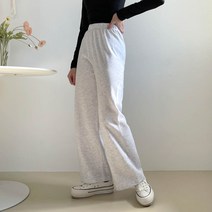 플랜데이 여성용 데이데이 캐쥬얼 트레이닝 통 일자 팬츠