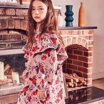 마틸다엔와이 여아용 프릴 Queen of flower 날개 원피스