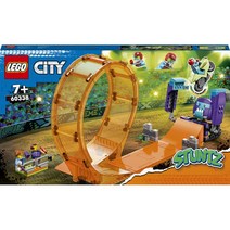 레고 시티 60338 침팬지 주먹 스턴트 루프, 혼합색상