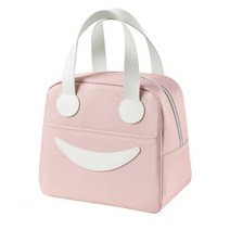 포딜 스마일 도시락 가방 미니, 핑크