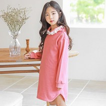 여아용 비비 드레이스 롱 후드티