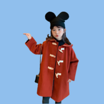 오렌지다몸 앤젤아이 여아용 세라 모직 떡볶이코트