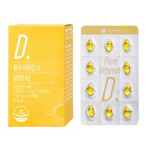 뉴트리모어 퓨어 비타민 D 2000 IU 3.9g, 30정, 1개, 30정