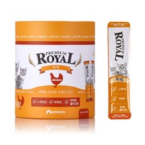 프리미엄로얄 고양이 스틱 간식 원통형 치킨 10g x 100p, 치킨맛, 1개