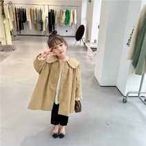 오렌지다몸 여아용 세라카라 6버튼 망토 코트
