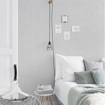 홈앤데코 동글 앰보시리즈 물로 붙이는 셀프 합지 벽지, 그레이(c54008-4)