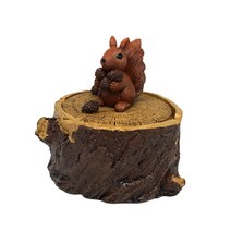 애니멀 나무 모형 탁자 재떨이 RA041, 다람쥐, 1개
