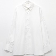 매드시스터 여성용 그레인 데일리 오버핏 셔츠