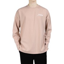 다꾸앙 남성용 박스티 오버핏 뮤트 라운드넥 긴팔 티셔츠 D01M20_tl2523