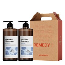 메디레머디 퍼퓸 샴푸+샴푸 선물포장 베이비파우더 1000ml, 2개