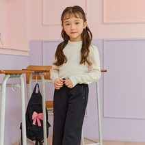릴리푸리 여아용 파스텔 골지 긴팔 티셔츠