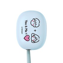 트라이코지 커플드로잉 UVC LED 미니 휴대용 칫솔살균기 STB-022, 유앤미 스카이블루