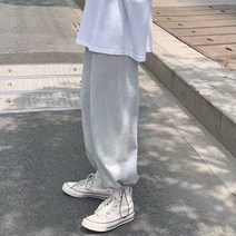 남성용 블랙101 콜드비오 롱 와이드 스트링 조거 팬츠 FC-2320853