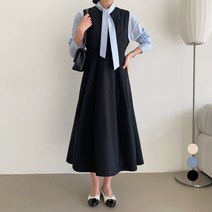 보에리에 여성용 플리츠 플레어 뷔스티에 롱 원피스