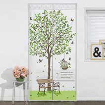 다샵 현관형 방문형 EVA 방풍 바람막이 커튼 벤치 반투명 90 x 210 cm + 찍찍이테이프 6p + 오픈고정자석 랜덤발송 4p, 1세트