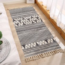 장식장 태슬 매트 거실장 TV 캐비닛 덮개 테이블러너, 14, 60 x 110 cm