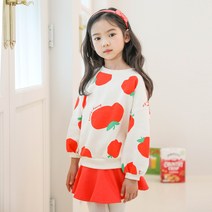 로로샤 여아용 토마토 맨투맨