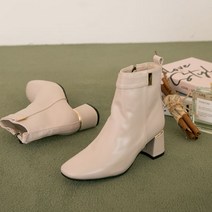 리빙 골드 앵클부츠 5.5cm