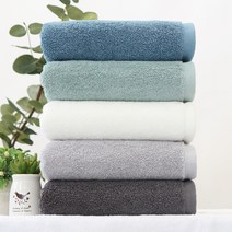 코튼클라우드 호텔수건 220g 40수 코마사, 랜덤발송, 5개